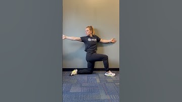 Thoracic Rotation - Half Kneel At Wall, Open Book
