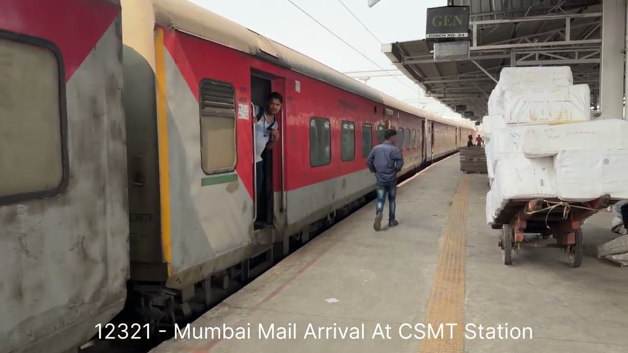 37 Hours Journey Ends at CSMT | 12321 Mumbai Mail Arrival