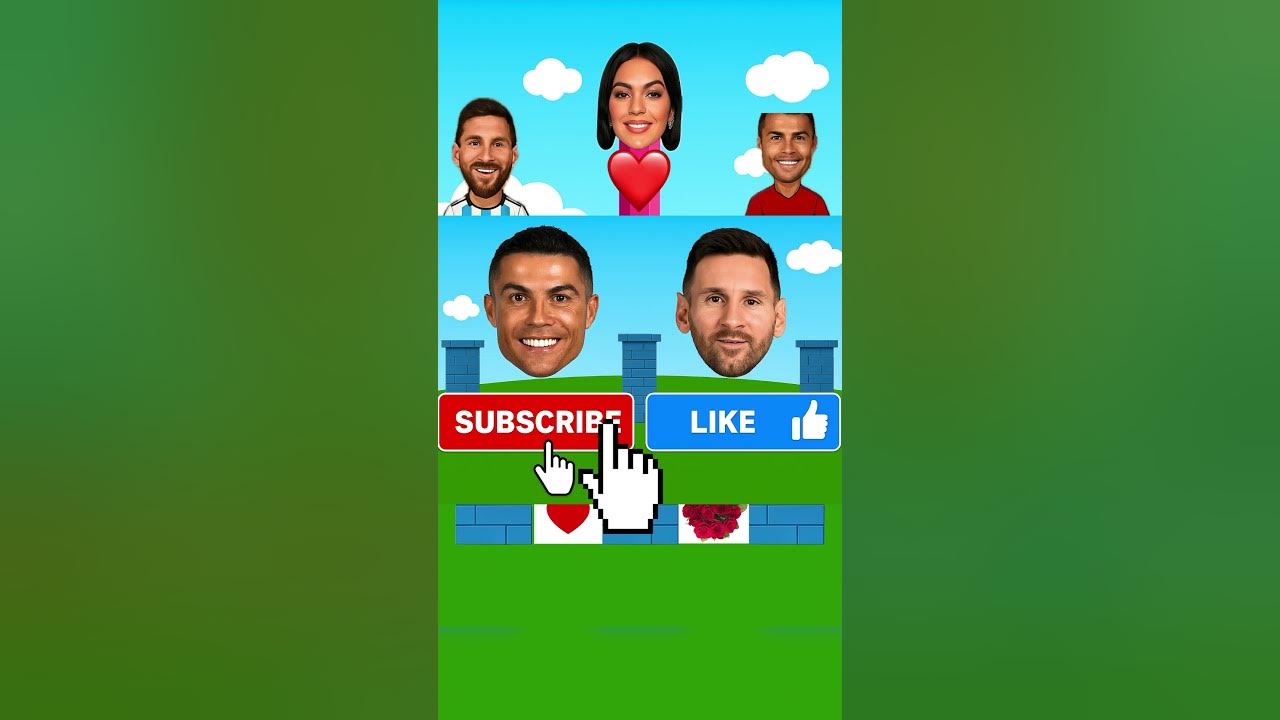 🔥 Messi vs Ronaldo – Georgina’s Heart CHOICE Revealed! ❤️⚽ #ronaldo #football