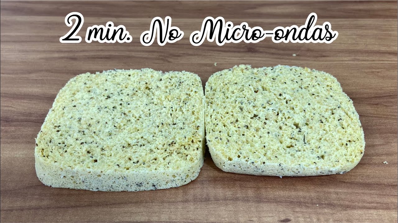 PÃO DE AVEIA NO MICROONDAS: Fácil, rápido e saudável – Perfeito para café da manhã e lanches