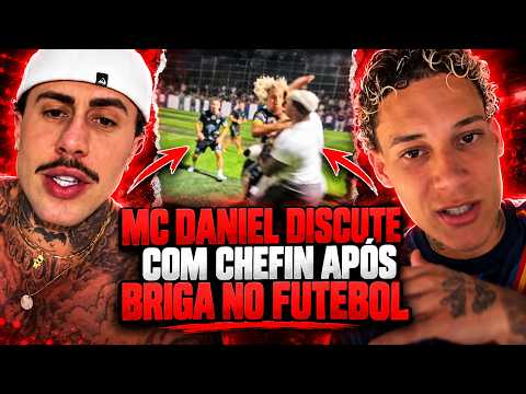 MC DANIEL sends a message to CHEFIN after FIGHT at the ARTISTS' SOCCER match...