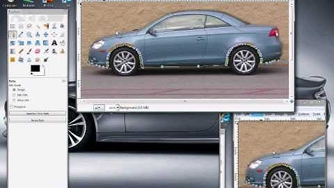 lower a car using gimp