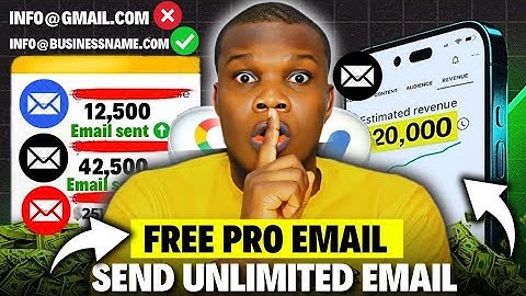 Create a Custom Business Email That Sends Unlimited Emails - Free Email Setup 2026