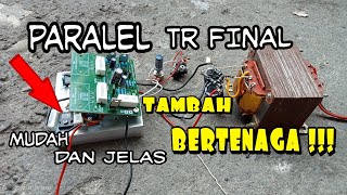 CARA MENAMBAHKAN TRANSISTOR FINAL TIP 3055 DAN 2955 PADA POWER SANKEN BASS MANTAB