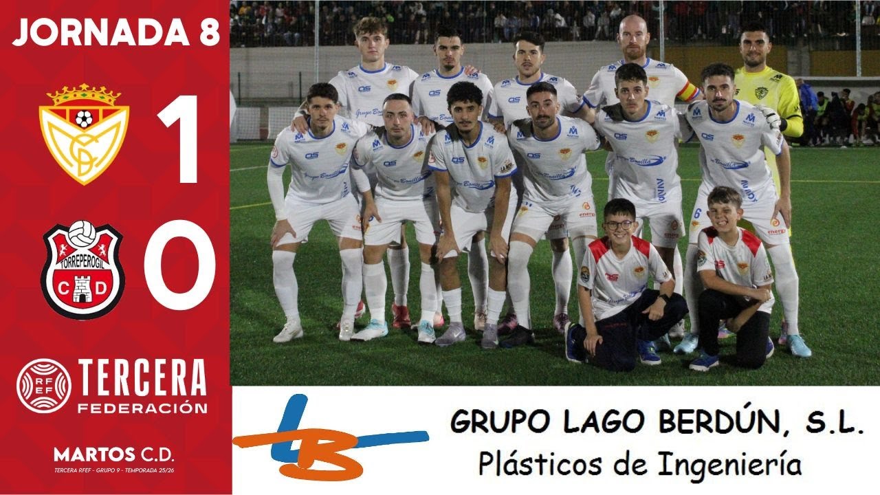 RESUMEN Jornada 8 | Martos C.D. 1-0 C.D. Torreperogil