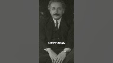 The true sign of intelligence is not knowledge🧠— Albert Einstein #shorts