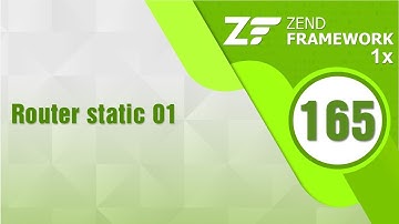 Lập trình Zend 1x - Bài 165 Router static - Phần 1