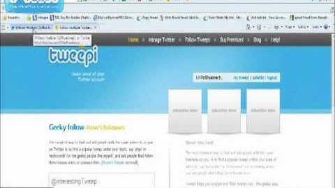 Twitter & Tweepi / Using & Tips / 300-400 New Users per Day