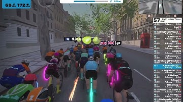 Zwift Insider Tiny Race (1 Of 4) (C) On London Loop In London