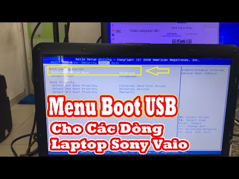 Hướng dẫn chỉnh menu boot usb cho các dòng Laptop Sony  vaio | Vi Tính Huỳnh Lâm