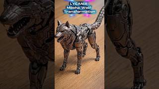 LYCANIX Mecha Wolf Transformation. #aiartistry #transformation #ai #shorts