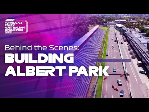 Behind the Scenes of the Albert Park F1® Circuit Build (Sneak Peek 👀)