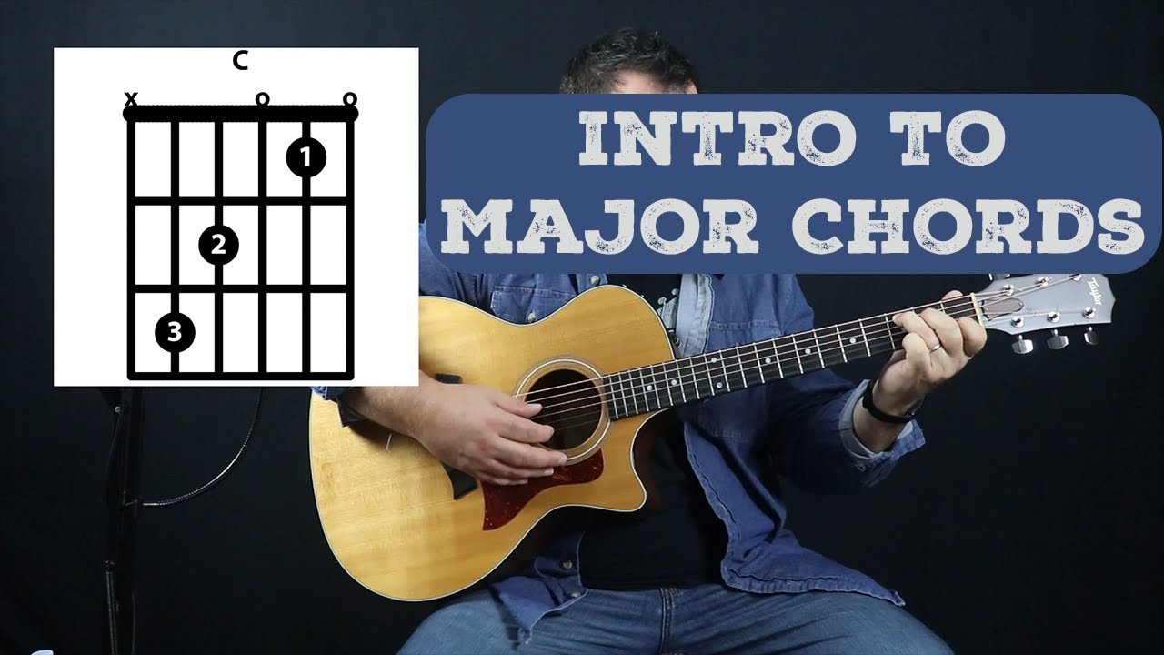 Intro to Major Chords - Beginning Guitar Course - YouTube