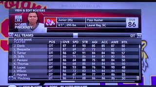 NCAA 14 Rosters | PS3 | 8-18-20