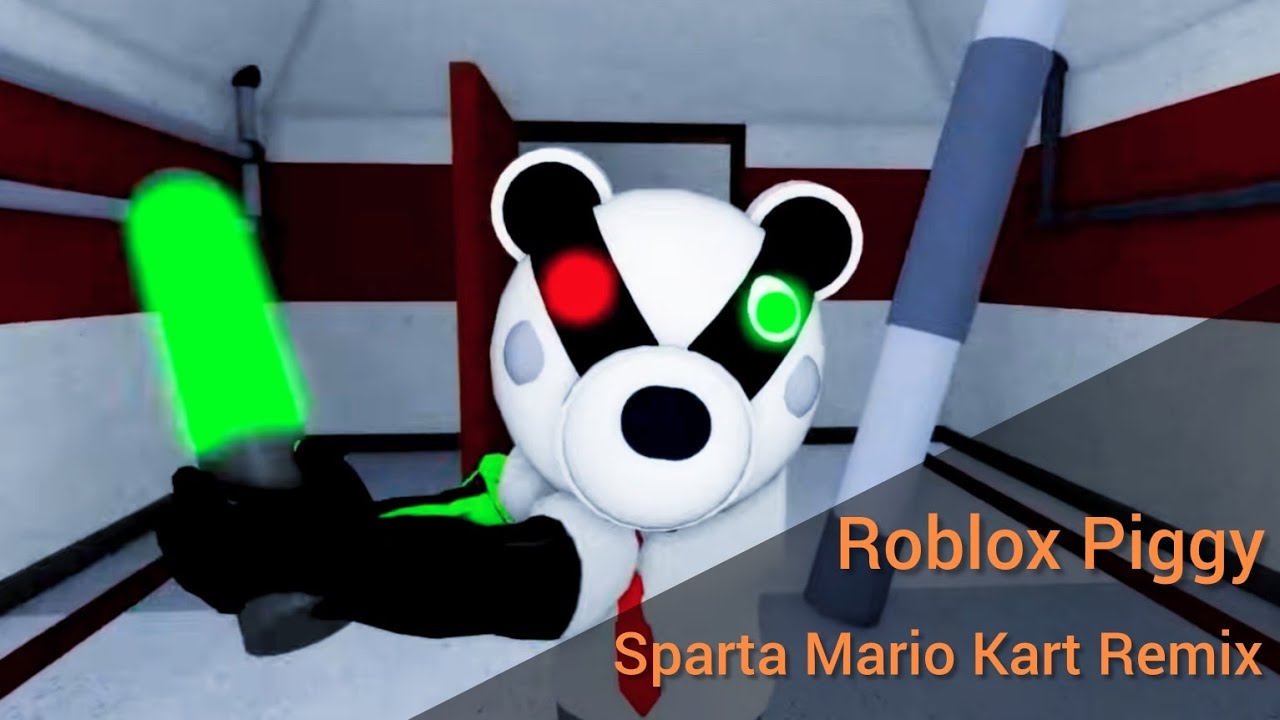 ROBLOX Piggy Sparta Mario Kart Remix