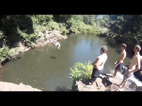 Video: Besuchen Sie Die Gardners Falls In Queensland