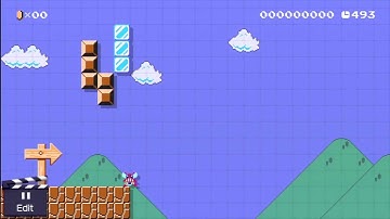 Super Mario Maker Gnat Attack Hard Mode Beaten (Home Button Trick)