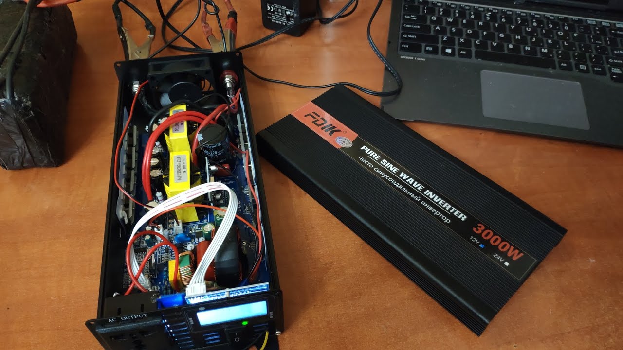 Доработка инвертора / защита от глубокого разряда FDIK - YouTube