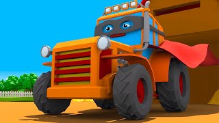Orange Traktor ist ein Superheld geworden Neue Animation für kinder | Cars Town
