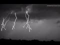 Epic lightening strike caught in slow motion