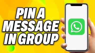 How To Pin A Message in WhatsApp Group (2025) - Quick Fix