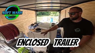 Enclosed Pressure Washing Trailer Build Overview