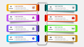 Create 8 options Infographic Slide in PowerPoint