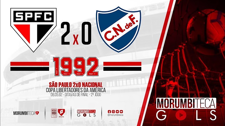 São Paulo 2x0 Nacional - Libertadores 1992 - Oitavas de final - 2º jogo - 06/05/1992