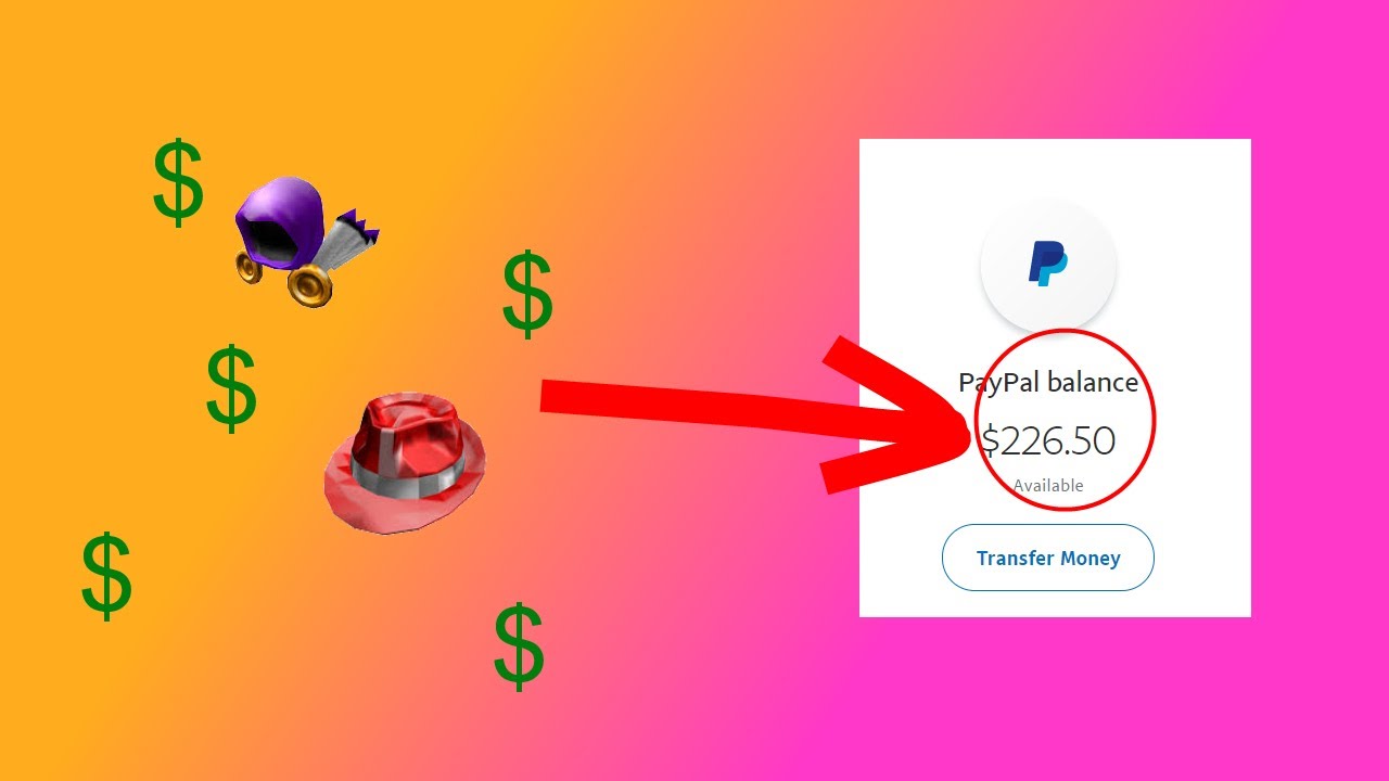 How To Sell Your Roblox Limiteds And Robux For Real Money Youtube