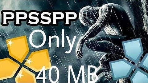 (40 MB) Spider Man 3 PPSSPP game on any Android Phone -2017