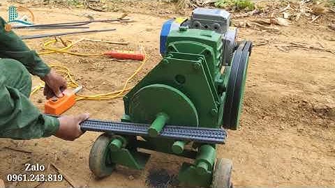 Máy uốn sắt thép xây dựng bằng mô tơ | Dụng cụ xây dựng