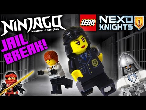 BAD GUYS TAKE OVER! Brick and Betty in JAIL! (w/ LEGO NINJAGO + NEXO KNIGHTS!) || Brick & Betty