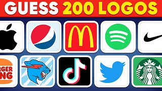 Guess the Logo in 3 Seconds | 200 Famous Logos | Logo Quiz 2024 | Pup Quiz