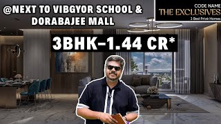 1.44 Cr 3BHK 1211 Carpet | CODENAME The Exclusives NIBM | Review