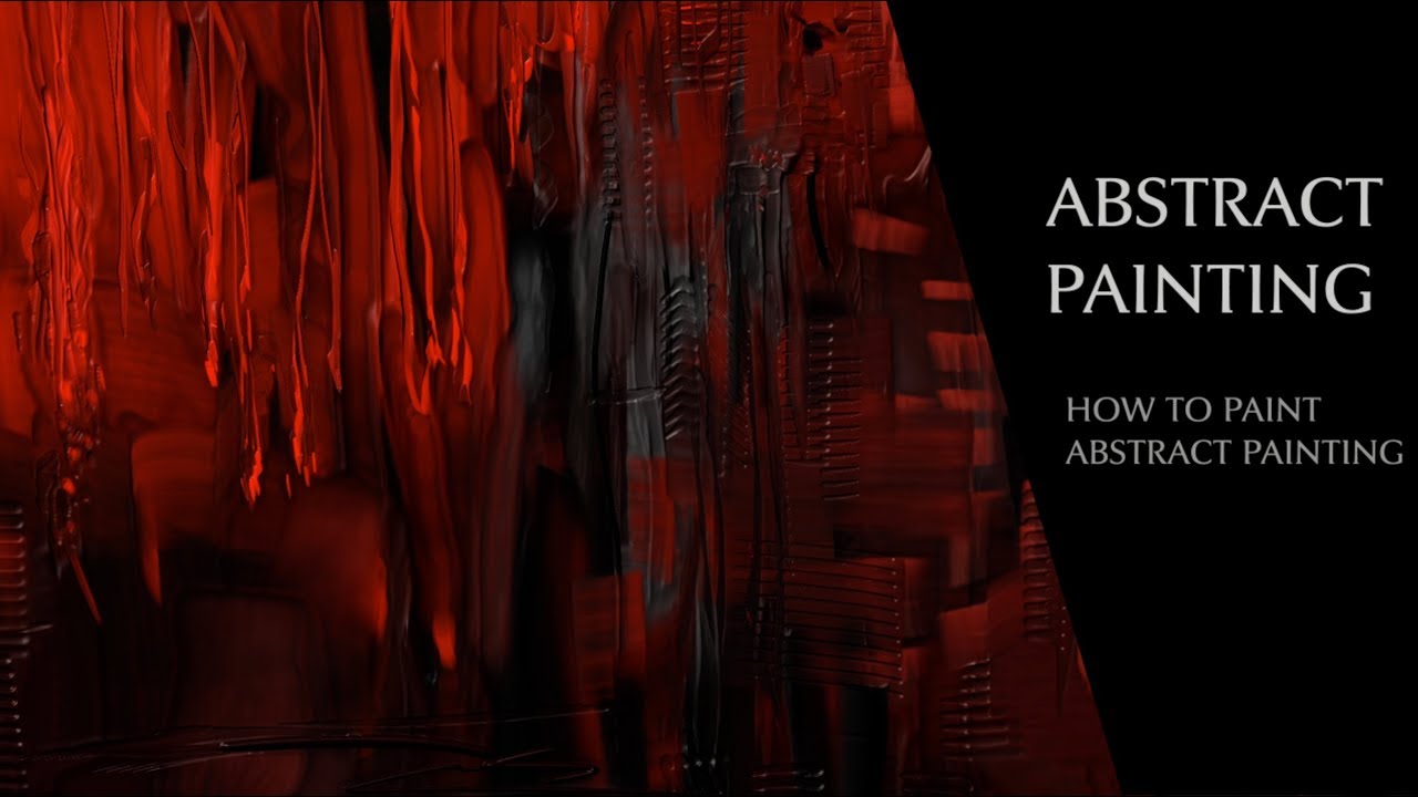 How to paint abstract painting | Easy Abstract Painting | Corel Painter ...