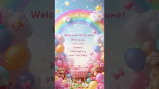 New Baby Welcome Wishes 🎉👶  Sweet Messages for Parents & Baby