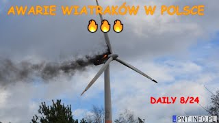 Awarie wiatraków w Polsce 1 | DAILY 8/24