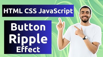 Code a Button Ripple Effect with HTML CSS and JavaScript