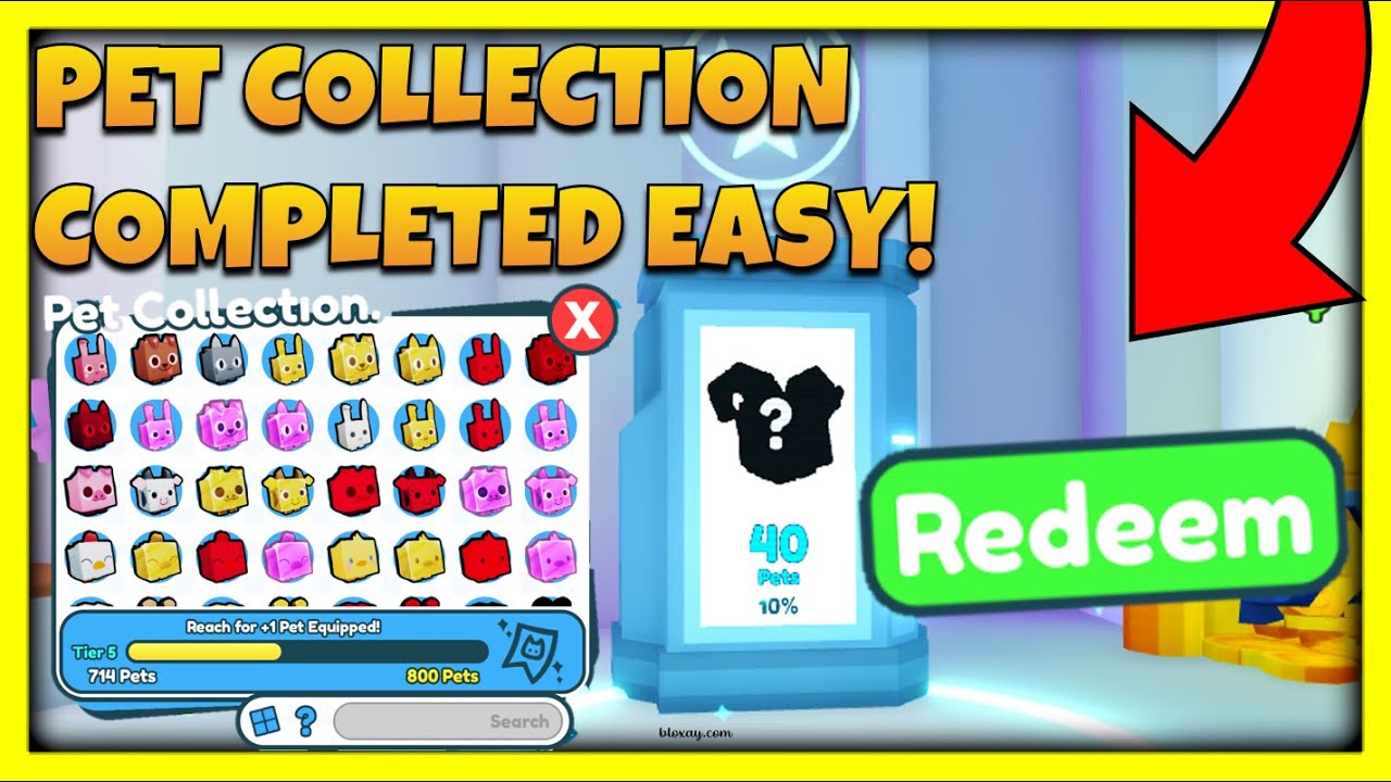 BIG Games on X: Introducing Pet Collection! 🔖 As you collect pets they  are added to your pet collection! If you collect enough pets, you can get  up to 3 FREE Pets