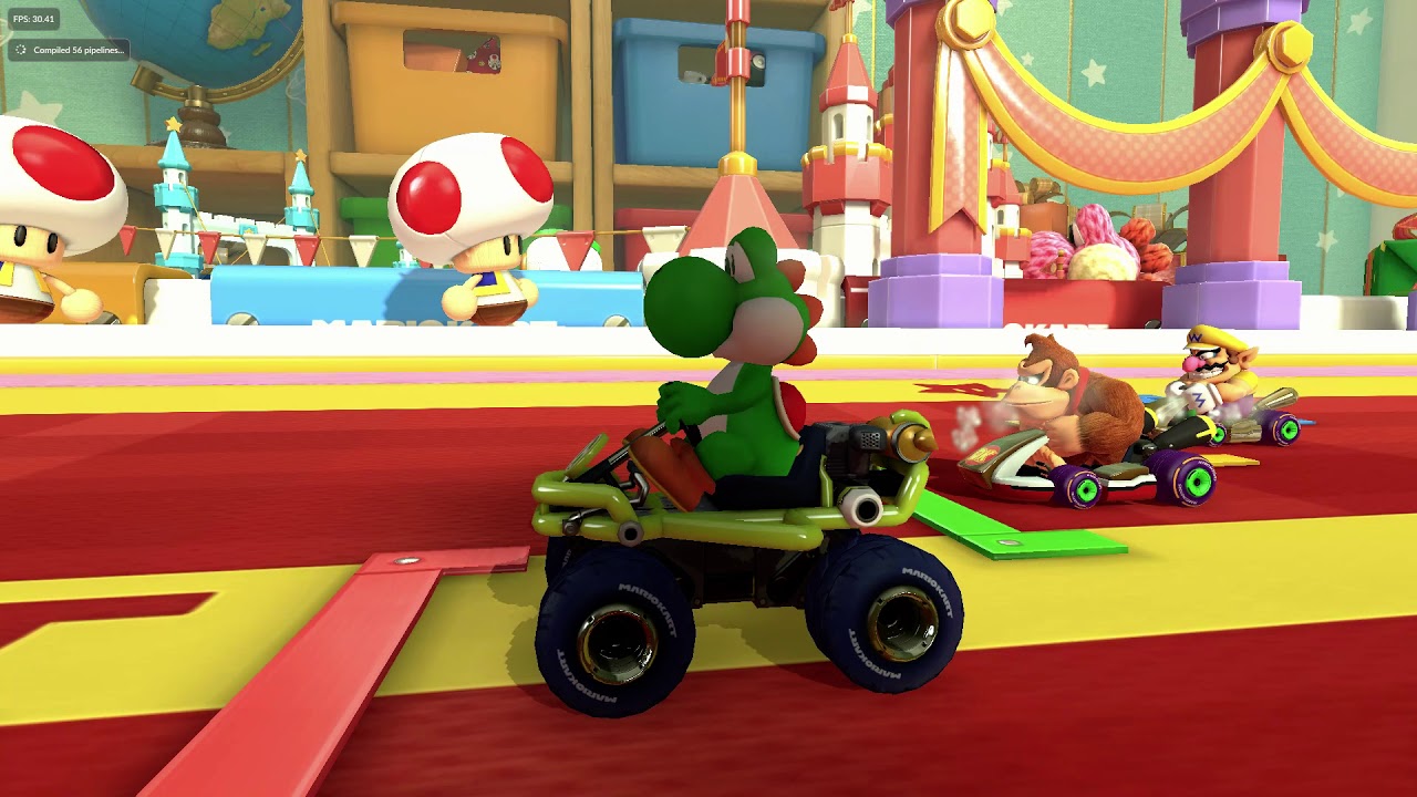 I play Mario Kart 8 online on pc YouTube