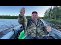 Отдых и рыбалка в Карелии. Озеро Верхнее Куйто. Июль 2020 г.