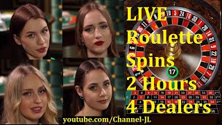 Live Roulette Spins 2 Hours 4 Dealers 2024-04-16