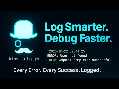 What is Logging in Node.js? | Winston Explained Simply