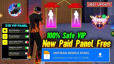 Free Fire Panel Mobile 🔥 FF Antiban Panel OB51 | Free Fire Hack New 😈 FF Injector 2025