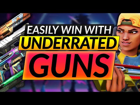 These Underrated Guns are BROKEN - Starter Weapon Tips for PEFFECT AIM - Valorant Weapons Guide