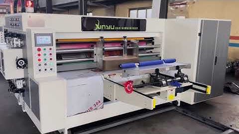 super mini box flexo printer slotter machine