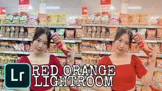 Cara Edit Lightroom Ala Selebgram Preset dan Rumus RED ORANGE | free preset dng&xmp #28 screenshot 4