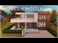 Современный дом I Строительство I Modern house I SpeedBuild + CC Links [The Sims 4]