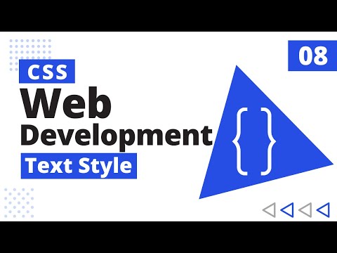 8. CSS Text Style | CSS Bangla Tutorial / CSS3 Bangla Tutorial | Complete Web Development Course