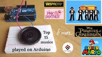 Coffin dance, Despacito and more songs using Arduino | with source code | Tech at Home